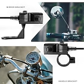 billige Motorsykkel- og ATV-tilbehør-universal dobbel usb port 12v vanntett motorsykkel motorsykkel styrelader 5v 1a/2.1a adapter strømadapter for mobiltelefon