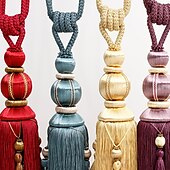 ieftine Accesorii Perdele-cortină de frânghie ciucuri cravate spate franjuri pentru perdele reținere draperii ferestre accesorii pentru perdele accesorii pentru cameră de frânghie