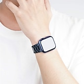 baratos Pulseiras de Apple Watch-Compatível com Pulseira Apple Watch 38mm 40mm 41mm 42mm 44mm 45mm 49mm com caixa Antichoque Aço Inoxidável pulseira de substituição para iwatch Ultra 2 Series 9 8 7 SE 6 5 4 3 2 1