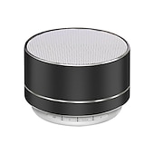 halpa Kaiuttimet-a10 langaton bluetooth kaiutin pieni teräsase subwoofer kannettava mini lahjakortti u disk tf ulkoilu