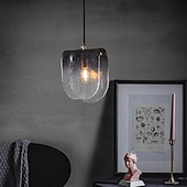 economico Luci Isola cucina-Lampadari A Sospensione A Led Per Cucina In Vetro Lampadari Moderni Per Ingresso Da Fattoria Lampadari A Sospensione A Soffitto Lampadari A Soffitto Su Tavolo Grigio Fumo Bianco Neutro