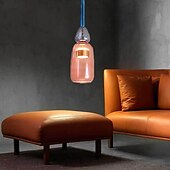 tanie Światła wysp-lampy wiszące led wyspa kuchenna ręcznie dmuchane szkło oświetlenie nowoczesny dom wiejski przedpokój przedpokój oprawy oświetleniowe sufit wiszący kula ziemska nad stołem