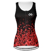 economico Maglie da donna-Per donna Gilet da ciclismo Maglia da ciclismo Senza maniche Bicicletta Gilet / Gilet Maglietta / Maglia Superiore con 3 tasche posteriori Ciclismo da montagna Cicismo su strada Traspirante