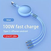 levne Kabely pro mobilní telefony-Nabíjecí stanice 3 Port Multi USB nabíječka Rychlé bezdrátové nabíjení 3 v 1 pro více zařízení Pro Mobilní telefon