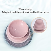 economico spazzolone-1 pz tappo universale per vasca da bagno tappo di scarico per lavastoviglie da cucina con ventosa scarico a pavimento per uso domestico tappo del lavandino in gomma siliconica scarico tappo a prova di