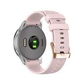 abordables Bracelets de montre Garmin-Bracelet silicone étanche 18mm 20mm pour Garmin Forerunner 265S 255S Active 5 Venu 3S 2S Sq 2 Plus Vivoactive 4S 3 Vivomove Sport, réglable