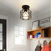お買い得  フラッシュマウント＆セミフラッシュマウント-led シーリング ライト 20 センチメートル レトロ デザイン フラッシュ マウント ライト金属シーリング ライト用廊下ポーチ バー クリエイティブ ロフト バルコニー ランプ 110-240v