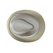 abordables Chapeaux homme-Homme Chapeau de Paille Chapeau de soleil Chapeau Tremper Chapeau Safari Chapeau de joueur Noir Marine foncé Poly coton Maille mode Décontractées Vêtements de Plein Air Vacances Sortie Plein Ecran