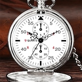 economico Orologio da taschino-Orologio da Tasca Vintage per Uomo con Catena Orologio Rotondo Semplice e Squisito Orologio a Pendente Regalo per Uomini e Donne