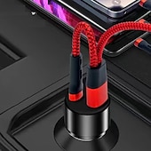 billige Mobiltelefonkabler-MOMAX Apple MFi-sertifisert Multiladekabel USB A til Type C / Micro / IP 3 A Hurtiglading Nylon flettet Holdbar 3 i 1 Til MacBook iPad Samsung Tilbehør til mobiltelefon