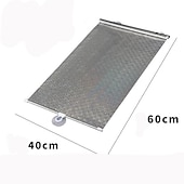 preiswerte Sonnenblenden &amp; Visiere fürs Auto-Starfire Auto-Sonnenschutzvorhang hinteres Seitenfenster vorne/hinten Windschutzscheibe Sonnenschutz blinkt schwarze Abdeckung Saugnapf universelles Autozubehör