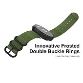 baratos Relógios Garmin-Pulseiras de Relógio para Garmin Forerunner 220/230/235/620/630/735XT Approach S20 / S6 / S5 Náilon Substituição Alça com ferramenta de remoção Ajustável Respirável Pulseira Esportiva Pulseira