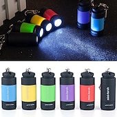cheap Tactical Flashlights-1PC Waterproof Mini Keychain Pocket Torch USB Rechargeable LED Flashlight Lamp Outdoor Sports Interior Design
