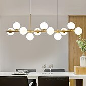 olcso Csillárok-led függőlámpa 43,5&quot; 11 lámpás földgömb kialakítás geometriai formák süllyesztett lámpák fém sputnik lineáris geometriai festett felületek modern csillárok 110-240v