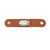 cheap Travel &amp; Luggage Accessories-New Travel Leather Hat Clip Outdoor Backpack Luggage Storage Clip Pu Leather Multi-purpose Straw Hat Clip Hat Accessories