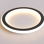 economico Lampade da soffitto-plafoniera a led 1 luce 20 cm design ad anello luci da incasso gel di silice plafoniera in alluminio per corridoio portico bar lampade da balcone loft creativo bianco caldo / bianco 110-240 v