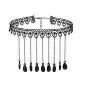 levne Příslušenství a další-Náhrdelník Chocker Náhrdelník Chocker Punk a gotika Lolita Krajka Pro Lolita Kostýmová hra Dámské Kostýmní šperky Módní šperky
