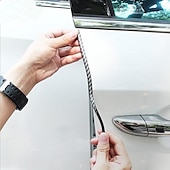 cheap Car Body Decoration &amp; Protection-StarFire 5M Carbon Fiber Car Door Edge Protector - Anti-Collision Bumper Trim, Scratch Guard &amp; Sealing Strip for Car Styling