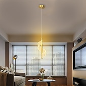 tanie Światła wysp-lampa wisząca led spiralna lampka nocna do sypialni 30 cm, nowoczesna minimalistyczna jadalnia bar regulowana długa linia sprzętowa lampa wisząca oprawa oświetleniowa sufitowa