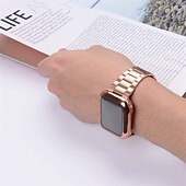 baratos Pulseiras de Apple Watch-Compatível com Pulseira Apple Watch 38mm 40mm 41mm 42mm 44mm 45mm 49mm com caixa Antichoque Aço Inoxidável pulseira de substituição para iwatch Ultra 2 Series 9 8 7 SE 6 5 4 3 2 1
