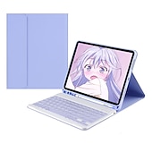Χαμηλού Κόστους iPad θήκη-Δισκίο Θήκες Καλύμματα Για Apple iPad 10.9&#039;&#039; 10ο iPad Air 5ο ipad 9th 8th 7th Generation 10.2 inch iPad Pro 12.9&#039;&#039; 5th Φορητά με πληκτρολόγιο Ανθεκτική σε πτώσεις PU δέρμα