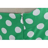 preiswerte Kleider-50er A-Linienkleid Retro Vintage 1950er Cocktailkleid Alltagskleid Partykostüm Schlagkleid Damenkostüm Vintage Cosplay Party / Abendkleid