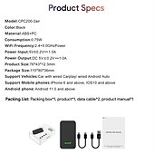 Недорогие автомобильные адаптеры-Carlinkit CPC200-2Air 2 Din Беспроводная игра Автоматическое конфигурирование Беспроводной CarPlay Беспроводная связь Android Auto для