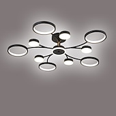 cheap Dimmable Ceiling Lights-LED Pendant Light Dimmable Sputnik Design Adjustable Geometric Shapes Flush Mount Ceilling Lights 10-Light 39&quot; Hanging Chandeliers for Living Room Dinning Room Kitchen 220-240V