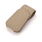 preiswerte Ablagefächer fürs Auto-Auto-Sonnenblenden-Brillenhalter - Magnetischer Leder-Brillenclip und Ticketkartenhalter Auto-Sonnenblenden-Zubehör
