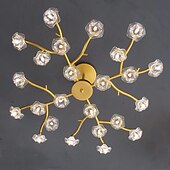 cheap Sputnik Design-57 cm Globe Design Ceiling Lights Metal Modern Style Shiny Metallic Globe Electroplated Painted Finishes Modern Nordic Style 85-265V