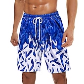 abordables maillot de bain boxer homme-maillot de bain pour hommes short de plage à séchage rapide cordon de serrage léger avec taille et poches élastiques