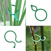 economico accessori per la cura delle piante-porta piante da giardino, 100 pezzi di clip per fiori di vite di pomodoro, clip per piante, clip di supporto per piante da giardino, clip per piante e clip da giardino per altre piante rampicanti, per