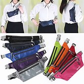 cheap Universal Phone Bags-Waist Bag Men and Women Outdoor Sports Mobile Phone Waist Bag Nylon Waterproof Running Waist Bag Close-fitting Messenger Bag