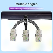cheap Car Holder-Sun Visor Cell Phone Holder 360° Rotatable Multifunctional Sunvisor Hanging Clip Bracket Cell Phone Mount For  7 Inch Telephone