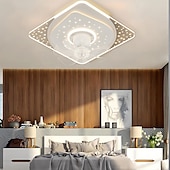 cheap Ceiling Fan Lights-Ceiling Fan with Light 20&quot; App &amp; Remote Control, Timing &amp; 3 Led Color Led Ceiling Fan, 6 Wind Speeds Modern Ceiling Fan for Bedroom, Living Room, Small Room