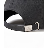 preiswerte Baseballkappe für Herren-Herren Cap Basecap Kappe Schwarz Dunkel Blau Baumwolle Reise Strand Design Outdoor Urlaub Glatt Einstellbar Sonnenschutz Atmungsaktiv Modisch