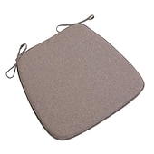 abordables Couverture de chaise de salle à manger-Coussin de chaise coussin de siège de chaise de salle à manger coussin de chaise en mousse à mémoire de forme antidérapant avec attaches dossier en caoutchouc antidérapant housse de siège en forme de