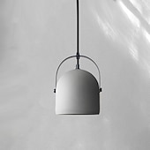 billige Øylys-led pendel lys betong pendel lys sement stein lysekrone moderne midten av århundret moderne art deco belysning minimalistisk armatur hvit pendel