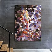 お買い得  ヌードアート-手作り 手描き 油絵 壁 モダン 抽象画 キャンバス ヌード レディ ペインティング ホームデコレーション 装飾 ロールキャンバス フレームなし 未延伸