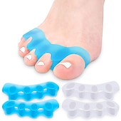 abordables Cuidado Personal &amp; Salud-productos para el cuidado de los pies, 1 paquete, separadores de dedos para corregir juanetes y restaurar los dedos de los pies a su forma original corrector de juanetes para mujeres hombres