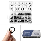 cheap Vehicle Repair Tools-225Pcs Rubber O-Ring Washer Seals Assortment Black For Car 18 Sizes