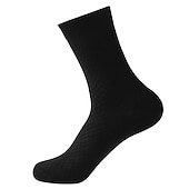 economico calzini da uomo-Per uomo 3 coppie Squadra di calcio Nero Grigio chiaro Colore Liscio Informale Giornaliero Di base Medio spessore Estate Primavera Autunno Traspirante