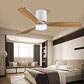 voordelige Plafondventilatorverlichting-plafondventilator met app voor lichtcirkelontwerp&amp;amp; afstandsbediening kristal 108cm dimbaar 6 windsnelheden moderne plafondventilator voor slaapkamer, woonkamer, kleine kamer 110-240v