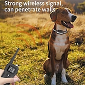 preiswerte Hundetraining-3300 Fuß langes Trainingshalsband für Hunde mit Fernbedienung, 9-Ton-Option, wiederaufladbares, wasserdichtes IPX7-Schwimmschock-Trainingshalsband