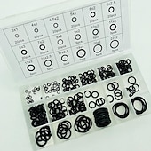 cheap Vehicle Repair Tools-225Pcs Rubber O-Ring Washer Seals Assortment Black For Car 18 Sizes
