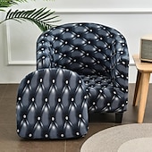cheap Armchair Cover &amp; Armless Chair Cover-Club Chair Cover Barrel Chair Slipcover Stretch Tub Chair Slipcover, Arm Chair Sofa Cover For Dogs Pet,Washable Couch Furniture Protector Soft Durable