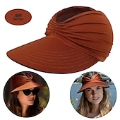 abordables refrigeración calefacción-Sombrero de playa de verano para mujer, sombrero de copa vacío, sombrero para el sol 50+, sombrero para el sol para mujer, sombrero deportivo para exteriores