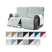 זול כיסוי לספה-כיסויי ספה שכיבה של loveseat כיסוי חיות מחמד מונע החלקה לשכיבה ל-2 מושבים עם רצועות אלסטיות, כיסוי מושב אהבה מפוצל מגן ריהוט כורסה
