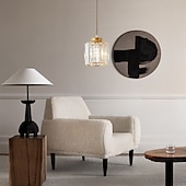 cheap Island Lights-LED Pendant Lights Kitchen Island Crystal Chandeliers 1/3 Head  Modern Farmhouse Foyer Entryway Light Fixtures Ceiling Hanging Globe Over Table Warm White Black/Gold