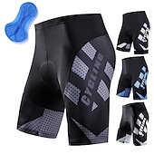 billiga Shorts, tights och byxor för män-Herr Cykelshorts 3D vadderade shorts Cykel Vadderade shorts Underdelar Bergscykling Vägcykling sporter Grafisk 3D Tablett Andningsfunktion Snabb tork Fuktabsorberande Vit Blå Elastan Kläder